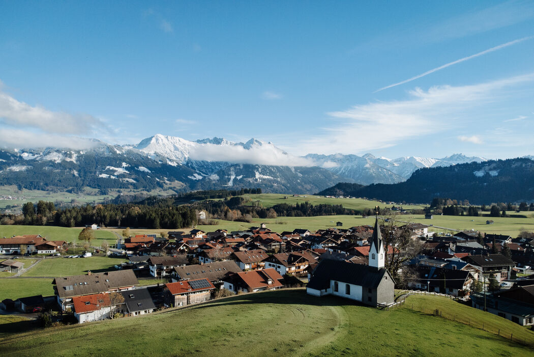 Radtour durch die Hörnerdörfer im Kinderhotel Allgäuer Berghof