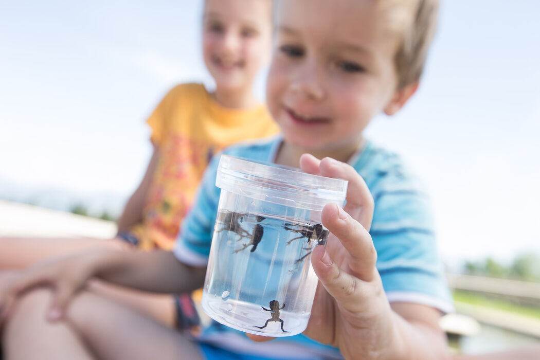 Abenteuer erleben im Wasserpark im Kinderhotel Allgäuer Berghof